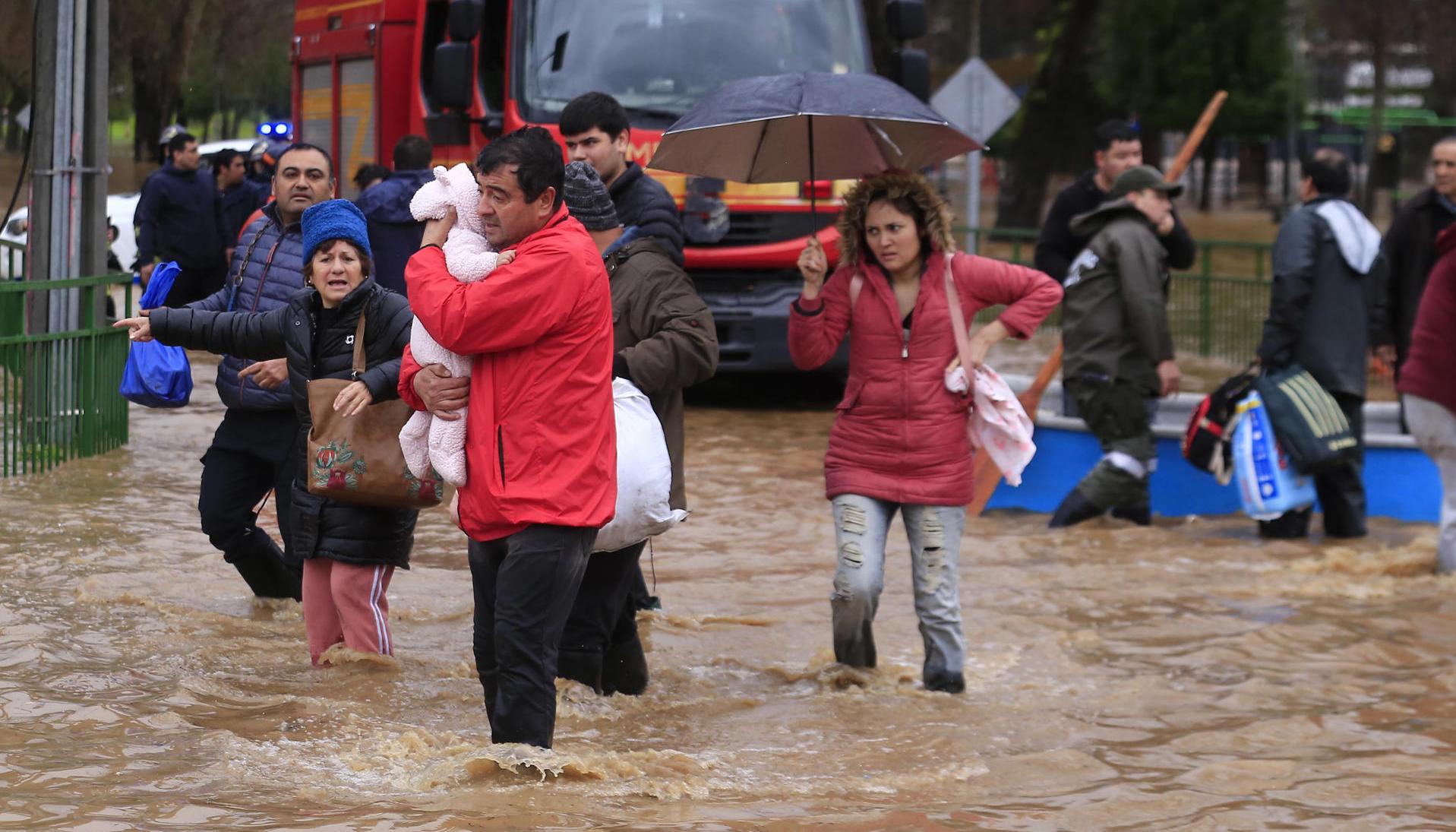 Lluvias en Chile.