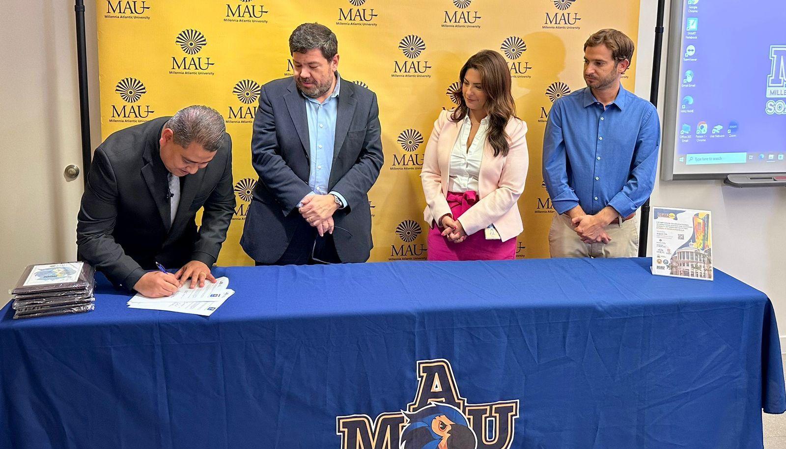 Convenio entre la la IUAB con la Millenia Atlantic University