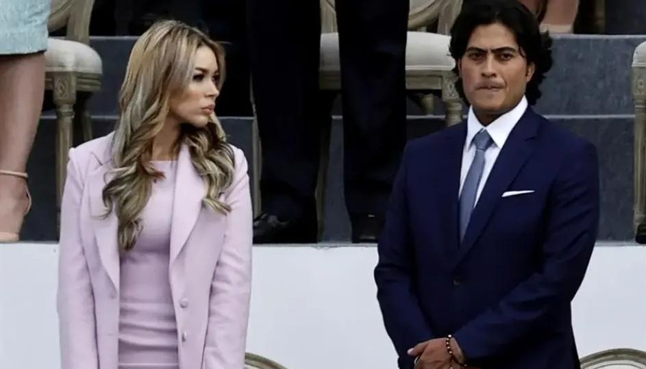 Daysuris Vásquez y Nicolás Petro.