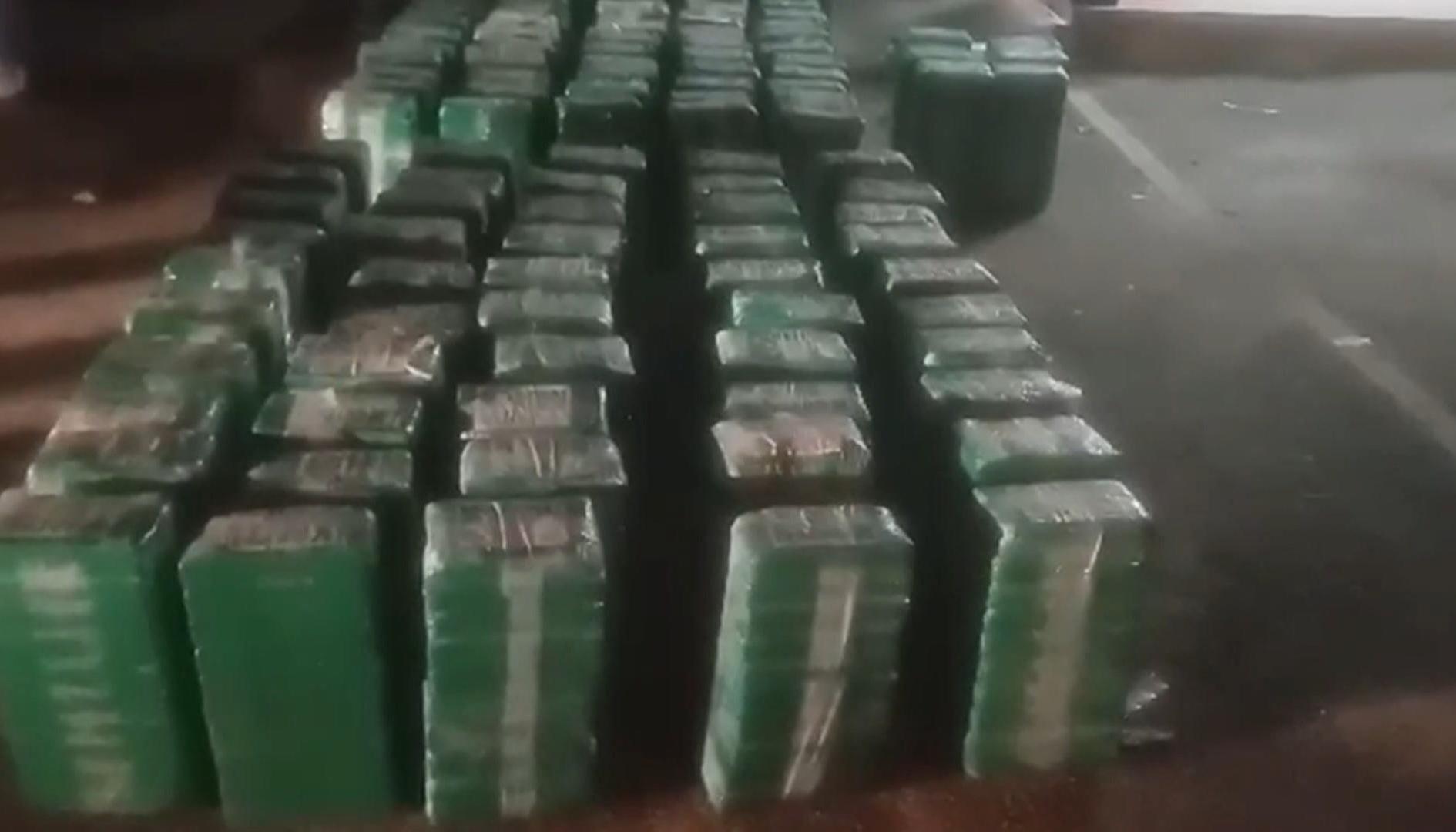 Droga incautada. 