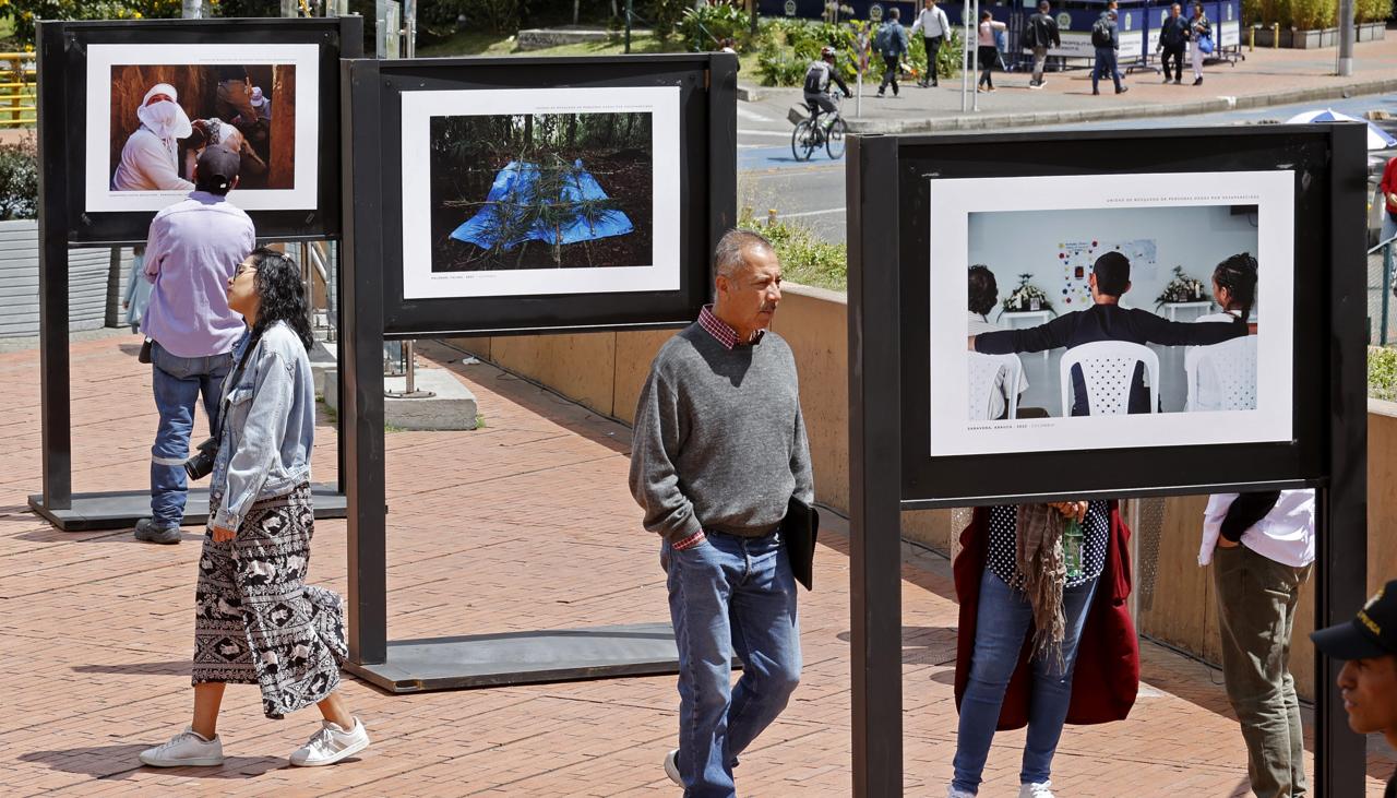 Imagen de la exposición realizada por la UBPD.