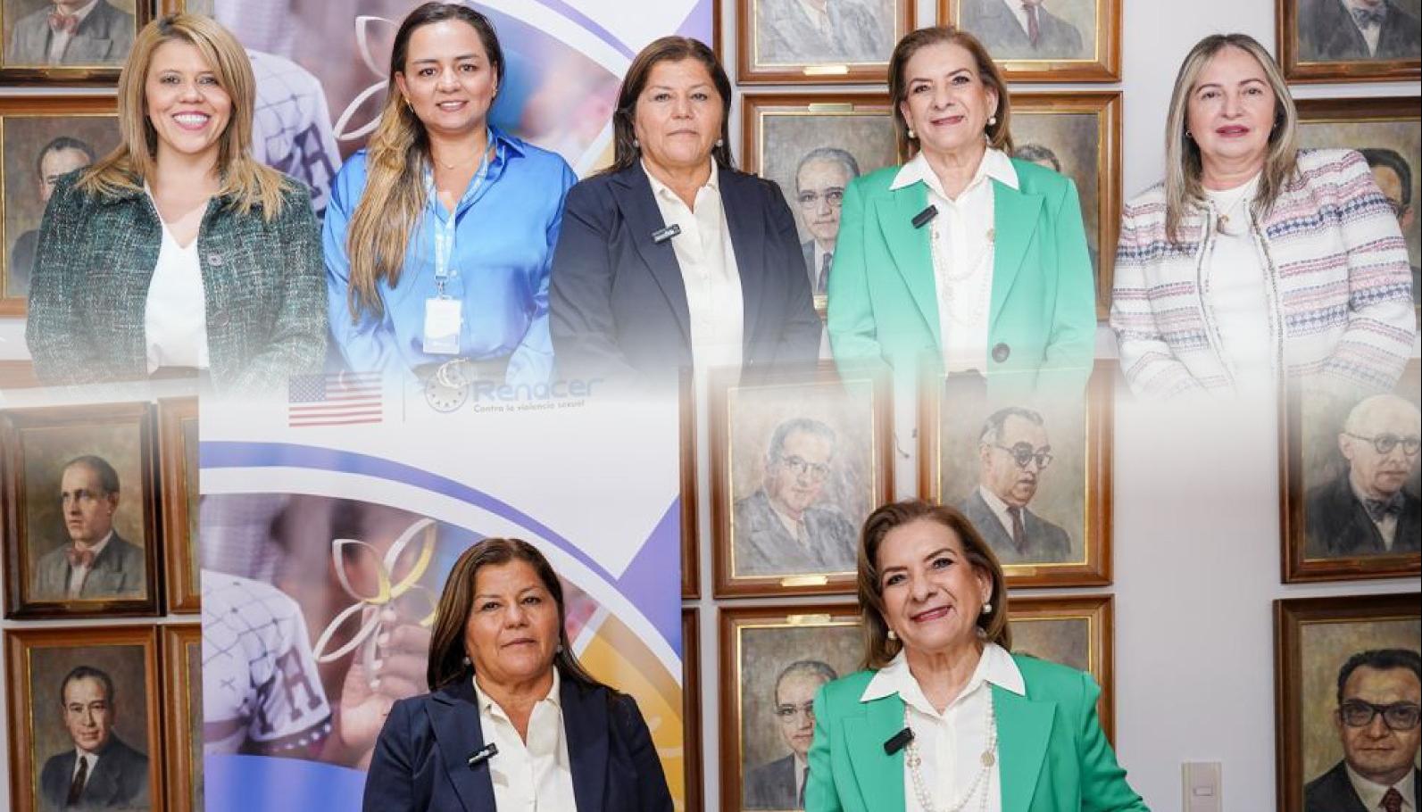 Imágenes de la firma del convenio.