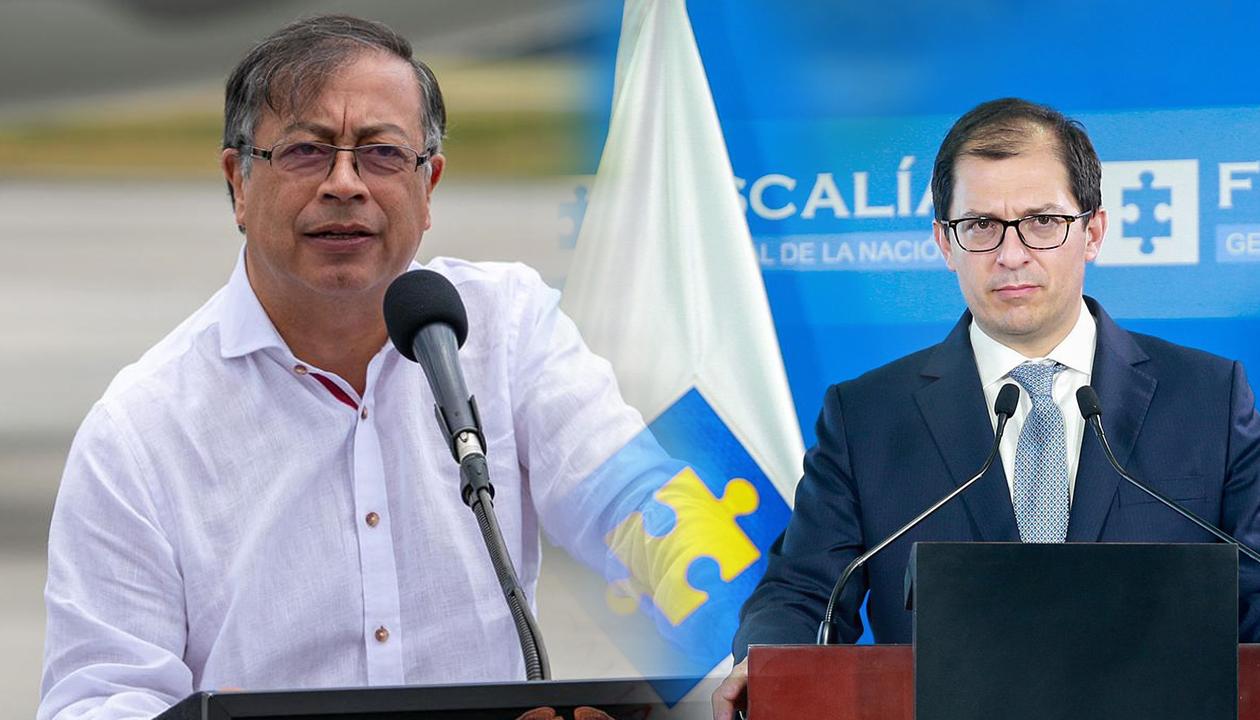 Presidente Gustavo Petro se reunió con el Fiscal General, Francisco Barbosa para hablar sobre su seguridad.