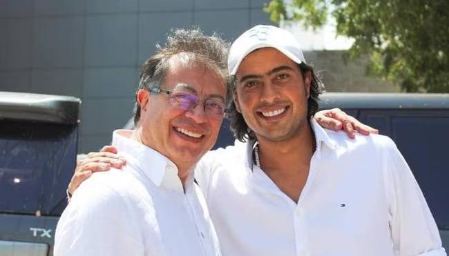 Gustavo Petro y su hijo Nicolás