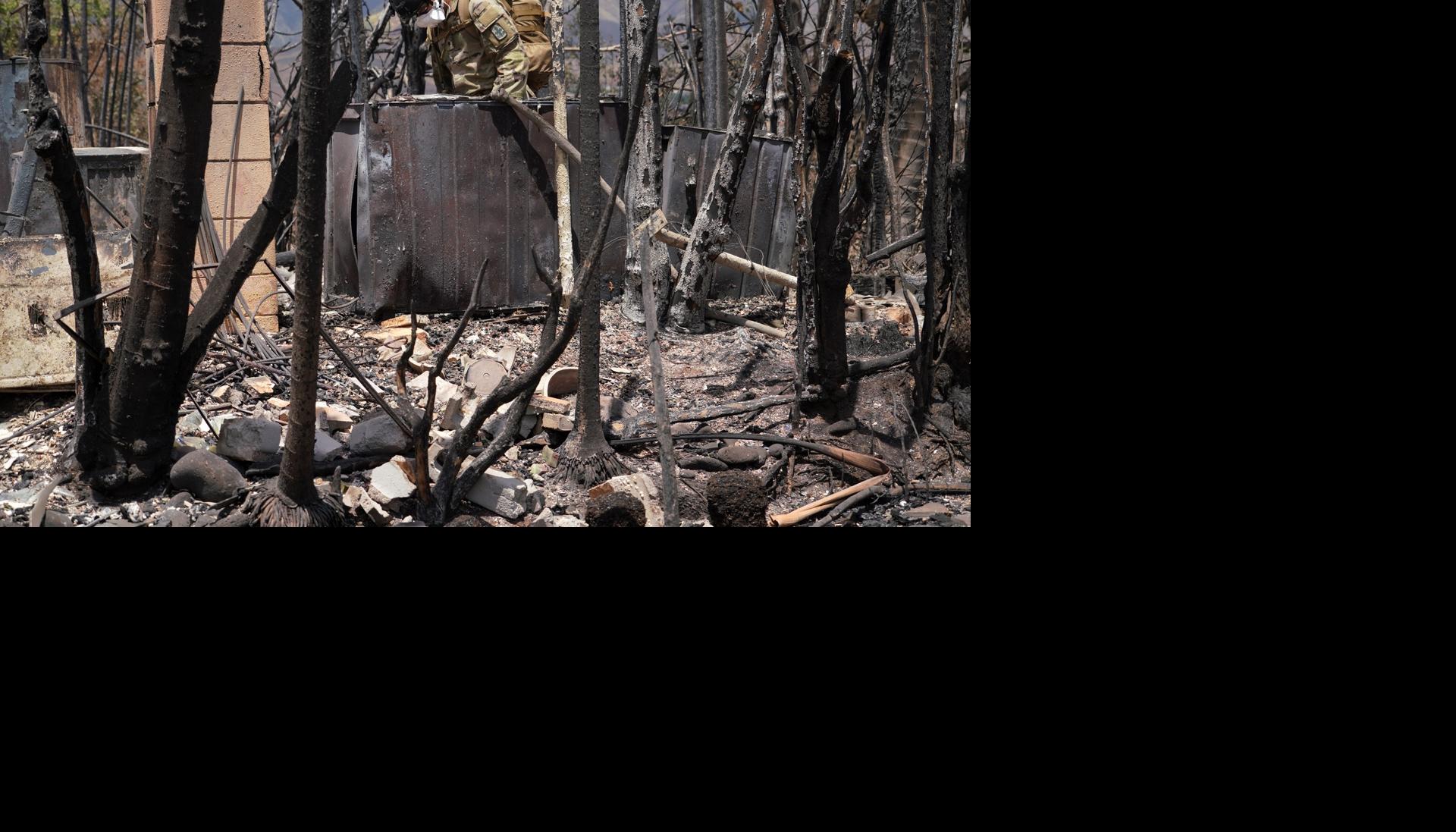 Imagen de los destrozos.