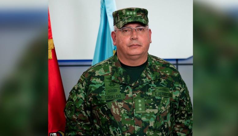 General Helder Fernán Giraldo, comandante de las Fuerzas Militares.