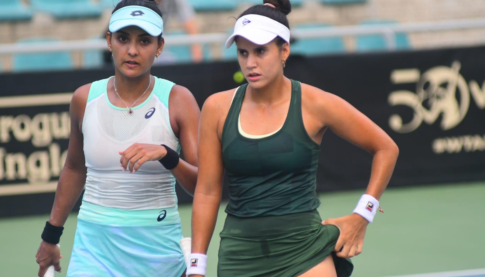 Las colombianas María Paulina Pérez y Yuliana Lizarazo, finalistas en dobles 