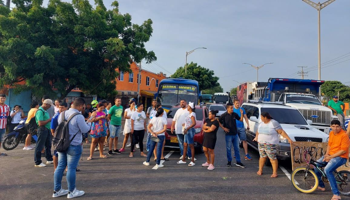Lugar del bloqueo 