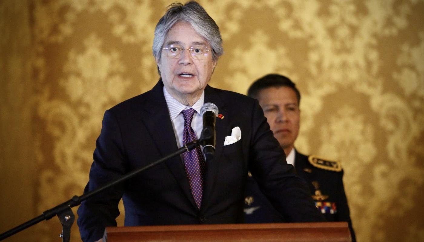 El presidente de Ecuador, Guillermo Lasso.
