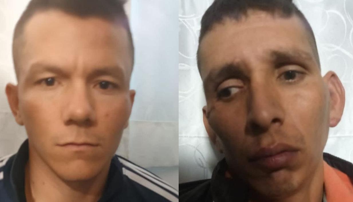 Los dos imputados por el crimen de la patrullera. 