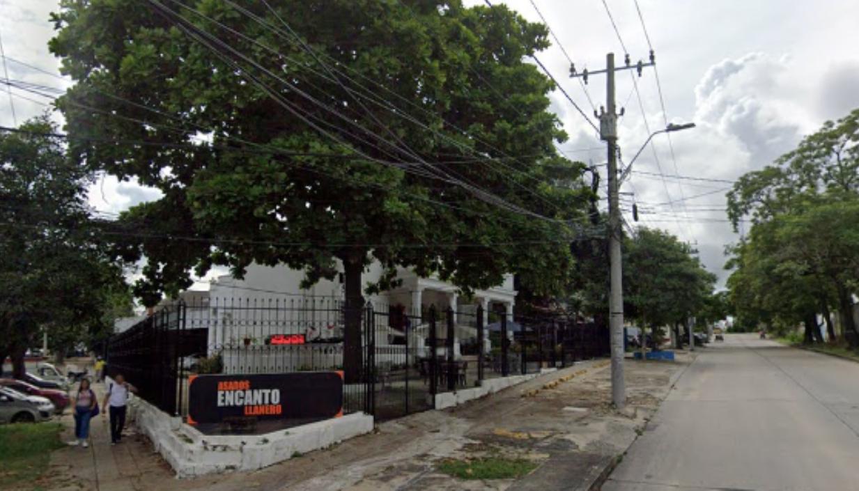 Lugar donde se registró el ataque sicarial. 