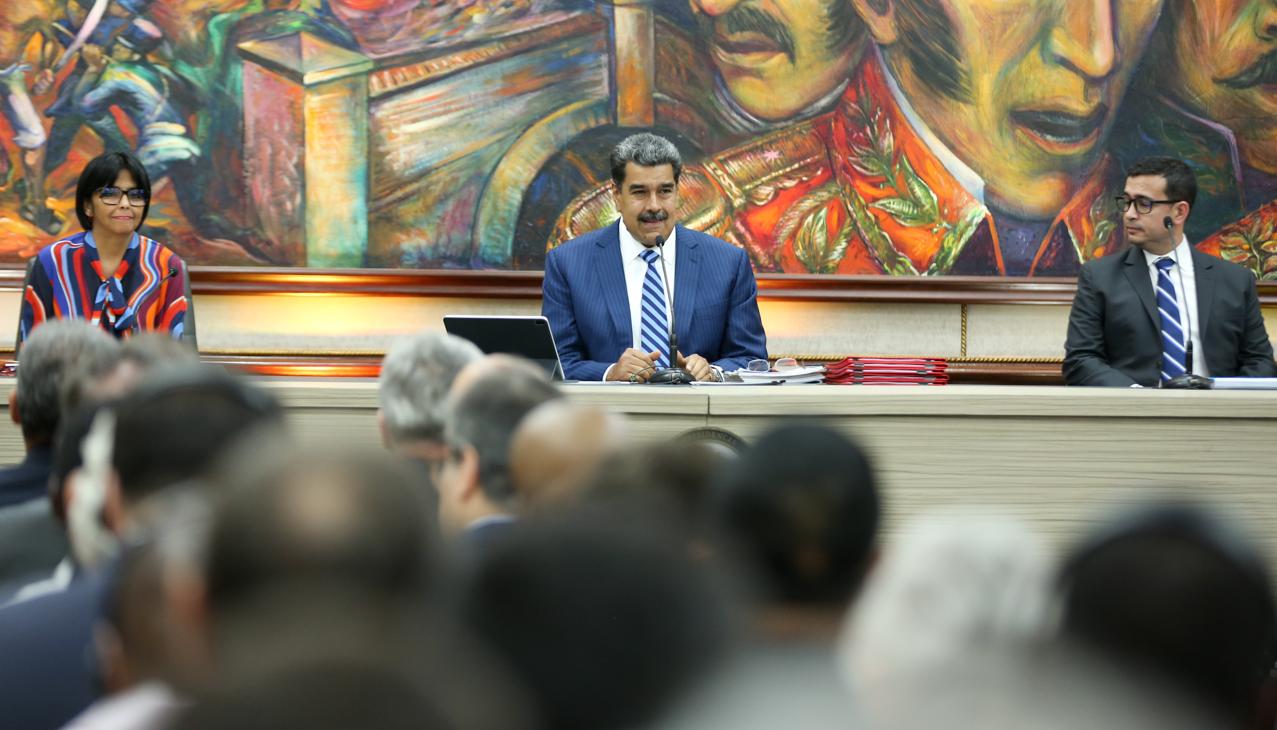 El Presidente de Venezuela, Nicolás Maduro.