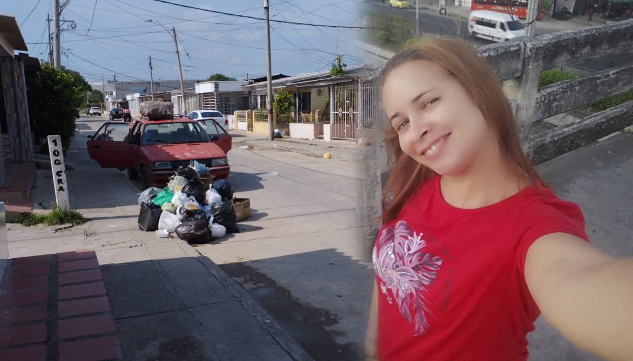 Abigail Ojeda González y el lugar donde fue asesinada.