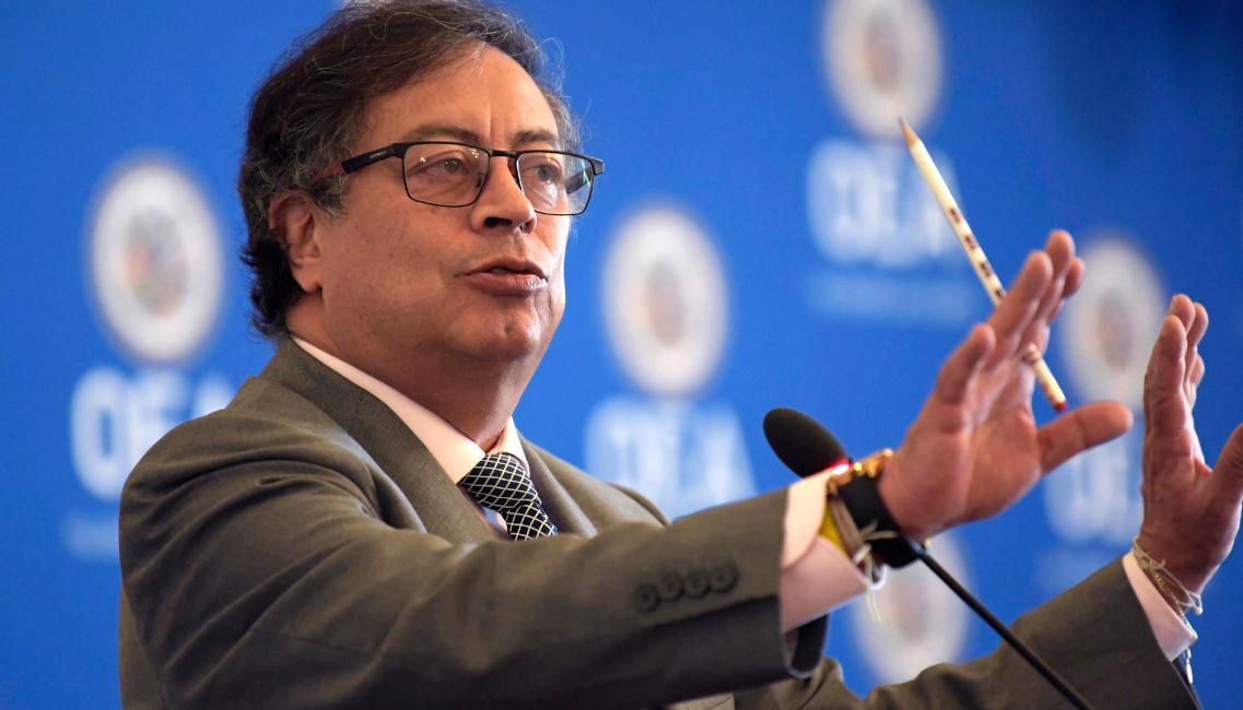 Presidente de Colombia, Gustavo Petro. 