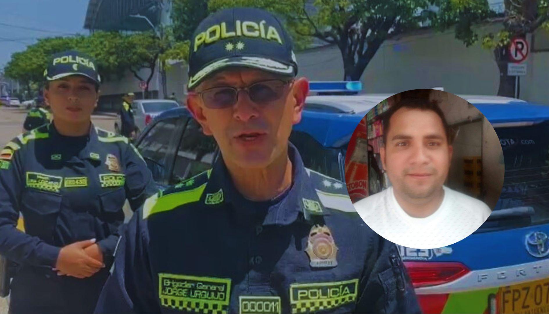 General Jorge Antonio Urquijo Sandoval y Alfonso Enrique Amaranto Cabarcas, en vida.
