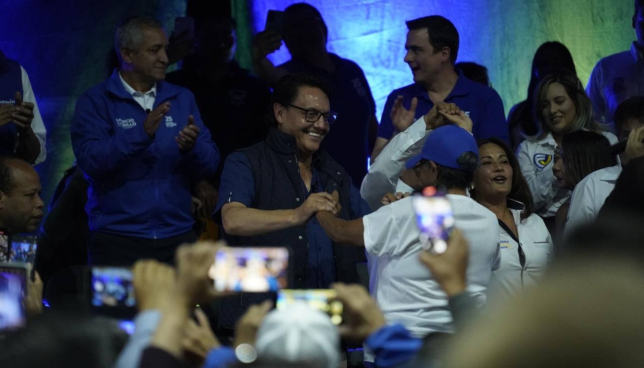 El candidato presidencial asesinado Fernando Villavicencio.