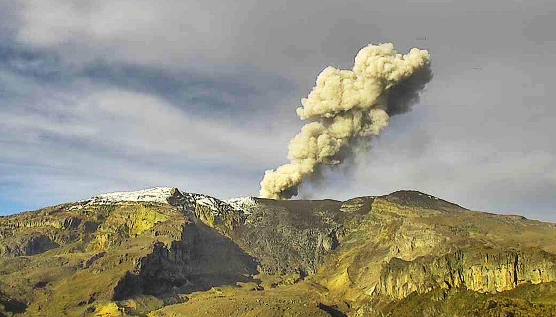 Volcán Nevado del Ruiz.
