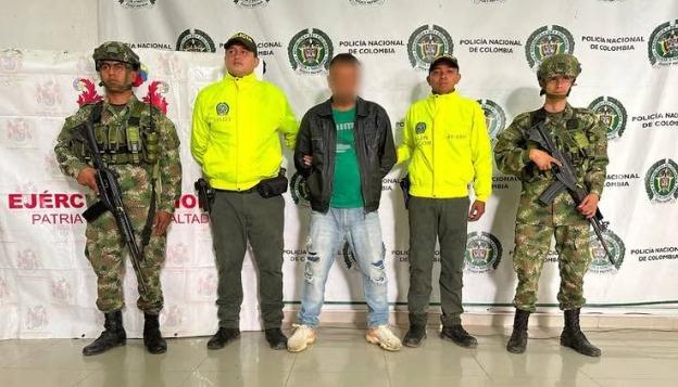 Captura de alias ‘Camilo’, presunto cabecilla urbano y rural del grupo armado organizado Clan del Golfo.