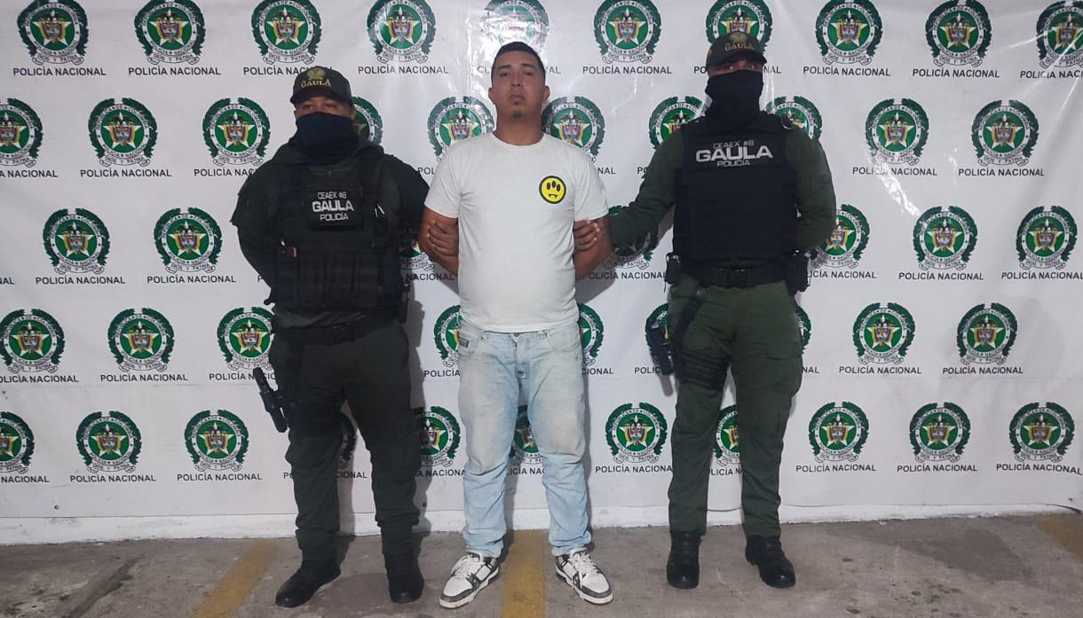 Alias 'Rony', capturado por la Policía.