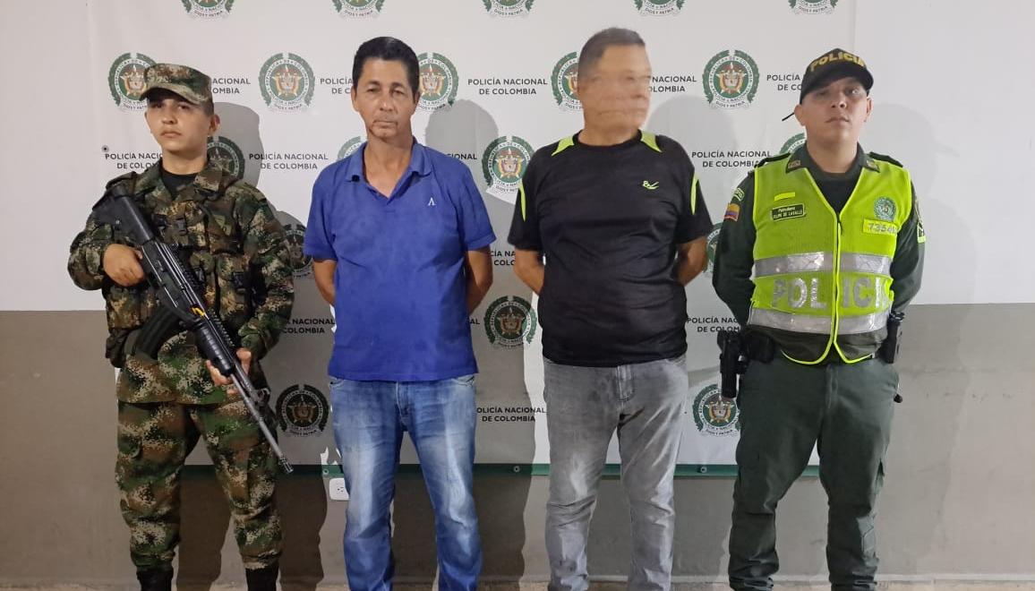 Juan Rafael Díaz Peralta y José Gregorio Bolívar Beltrán, capturados.