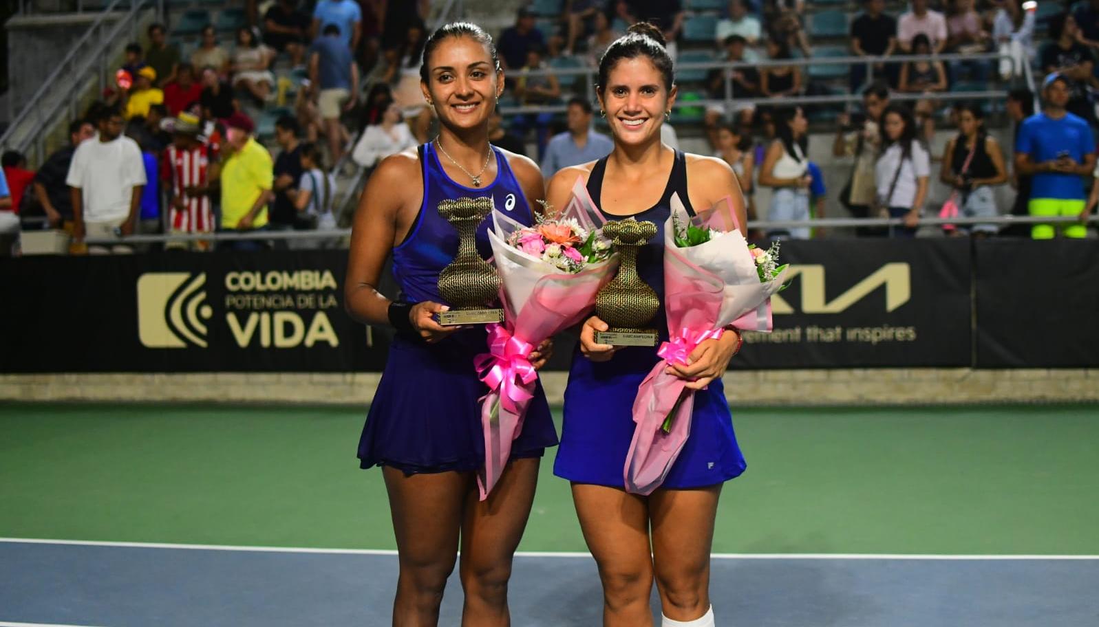 María Paulina Pérez y su pareja Yuliana Lizarazo.