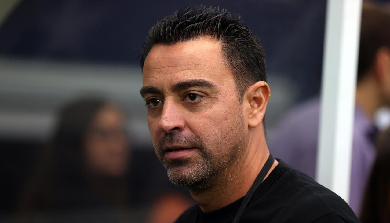Xavi Hernández, técnico del Barcelona.
