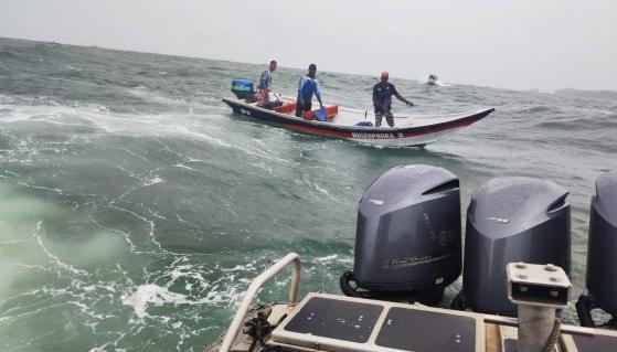 El rescate de 18 turistas en el sector de Ladrilleros