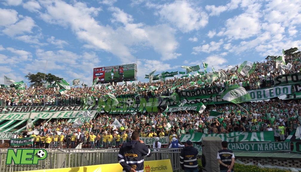 Foto referencia de barras en el estadio Atanasio Girardot
