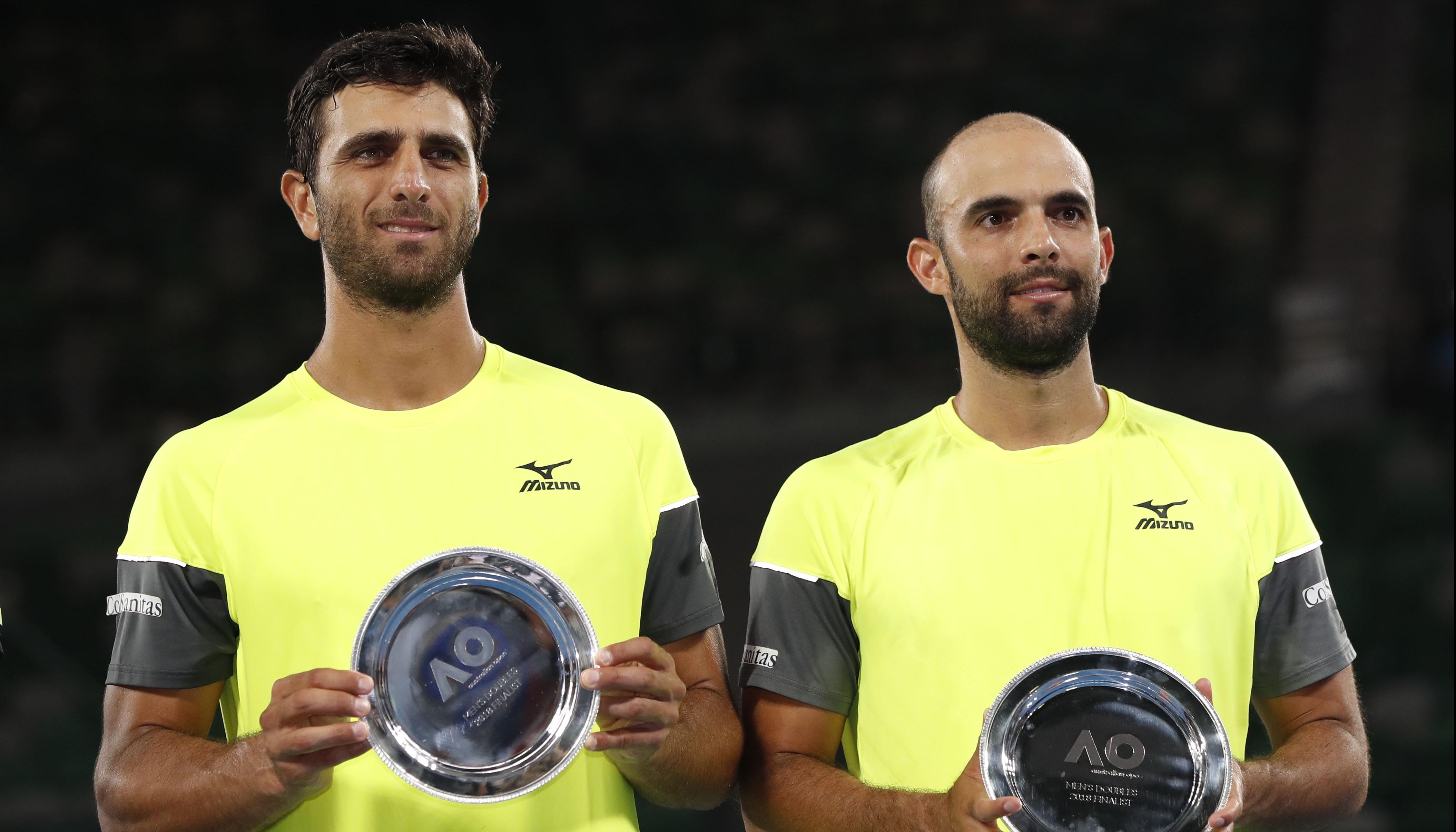 Robert Farah y Juan Sebastián Cabal, tenistas colombianos.