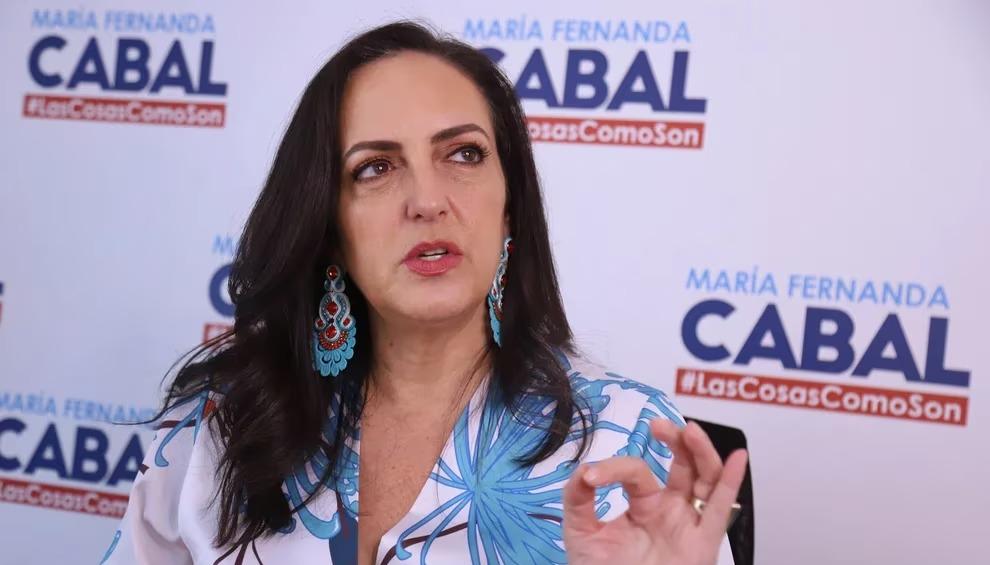Senadora del Centro Democrático María Fernanda Cabal.