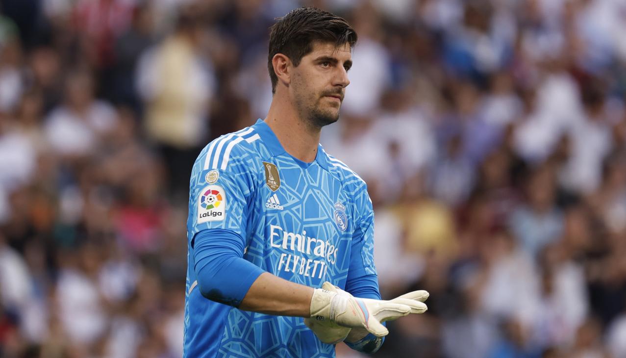 Thibaut Courtois, portero belga del Real Madrid. 