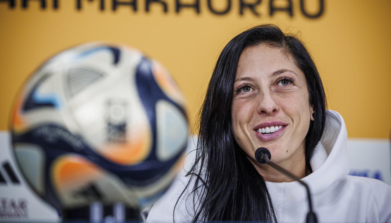Jenni Hermoso, jugadora de la selección española de fútbol. 