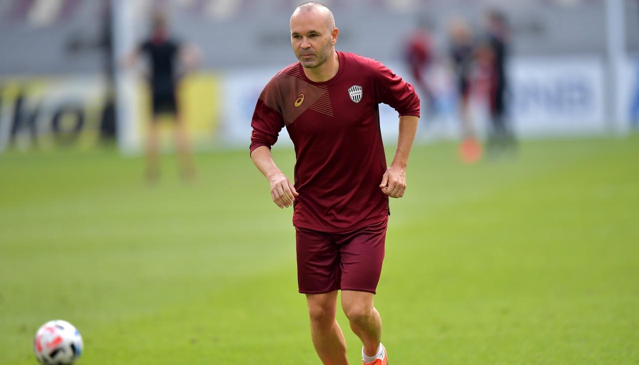 Andrés Iniesta, mediocampista español. 