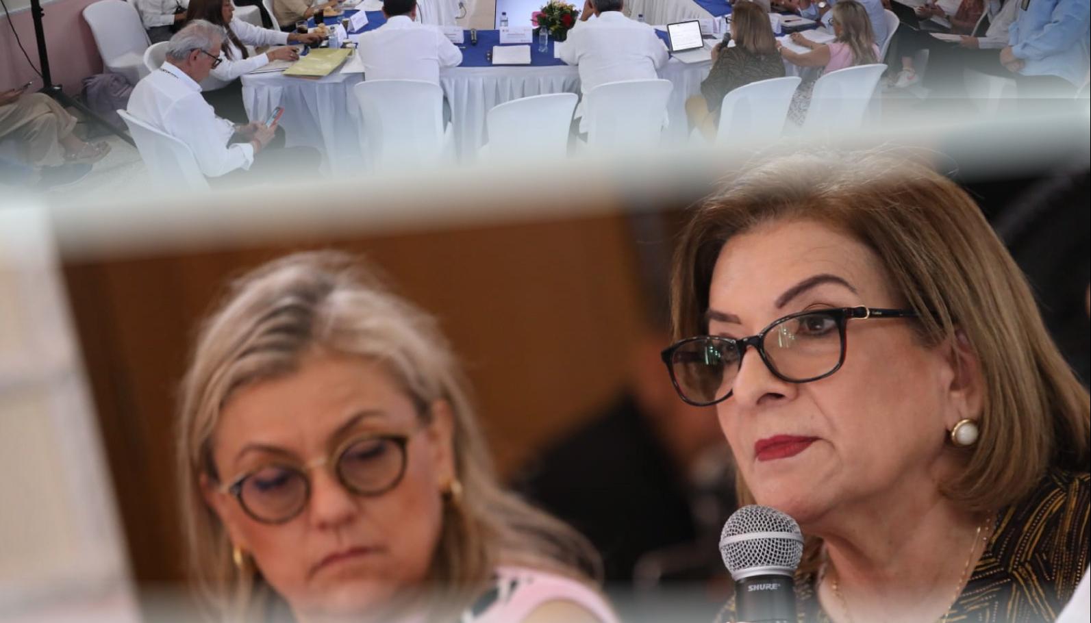 La Procuradora Margarita Cabello en la Comisión Nacional para la Coordinación y Seguimiento de los Procesos Electorales 