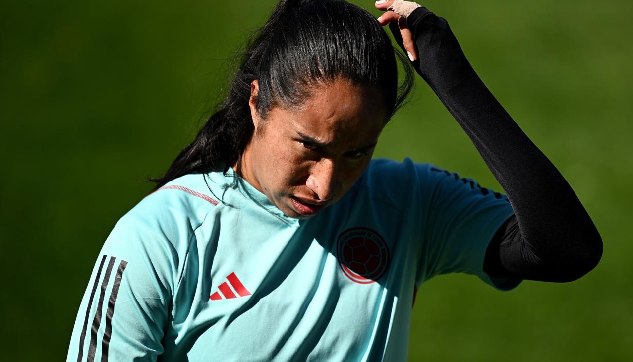 Mayra Ramírez, delantera de la Selección Colombia femenina. 