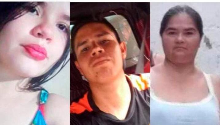 Los hermanos Carolina Rodríguez Sáchica, John Jairo Rodríguez Sáchica y su mamá Aurora Sáchica, fallecidos.