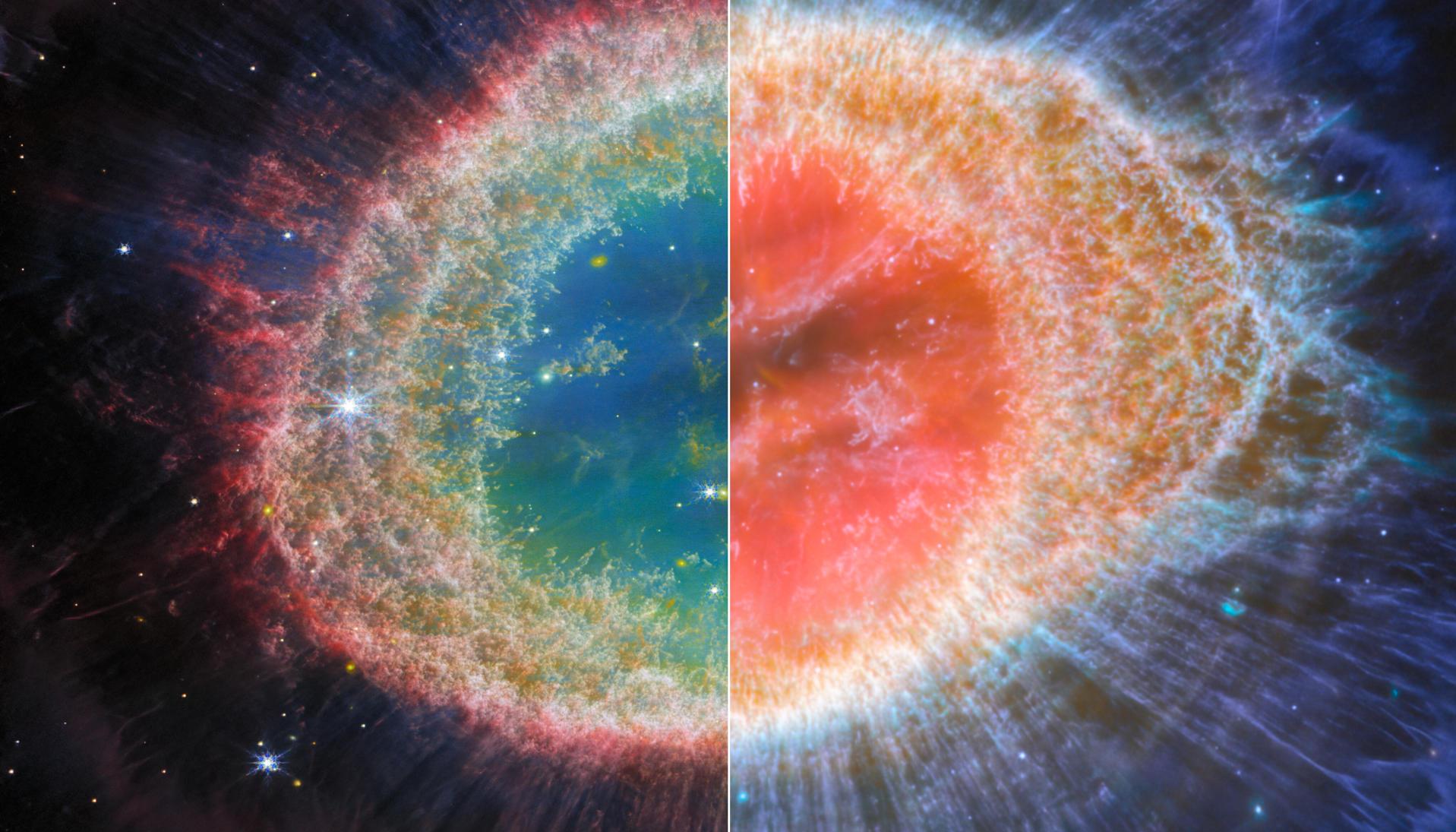  La Nebulosa del Anillo captada por el telescopio espacial James Webb de la NASA
