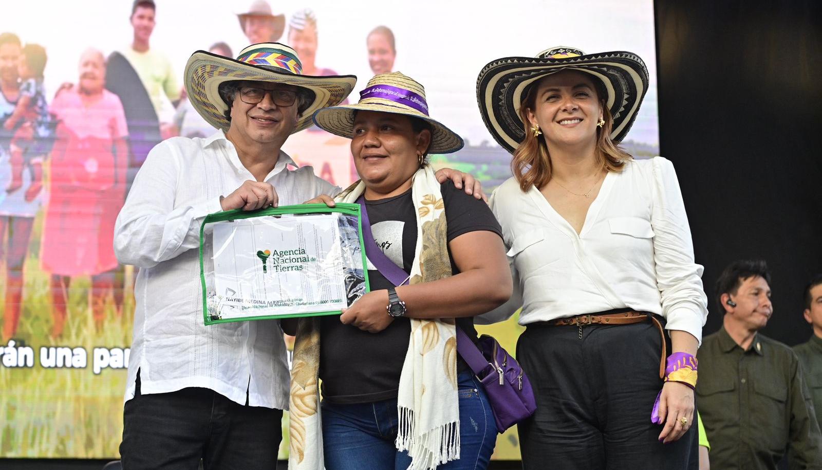El Presidente Petro durante la Asamblea Popular Campesina en Sincelejo