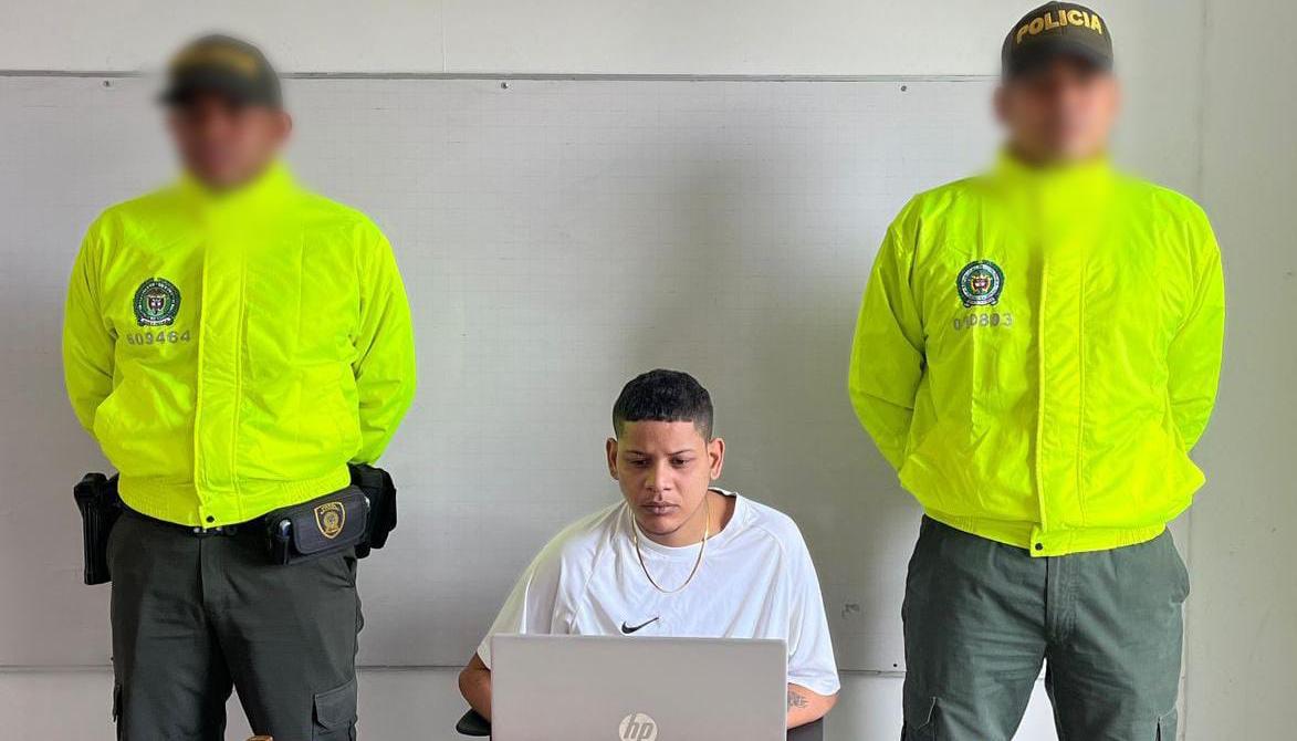 Alfredo José Almanza De la Rosa, durante la audiencia.