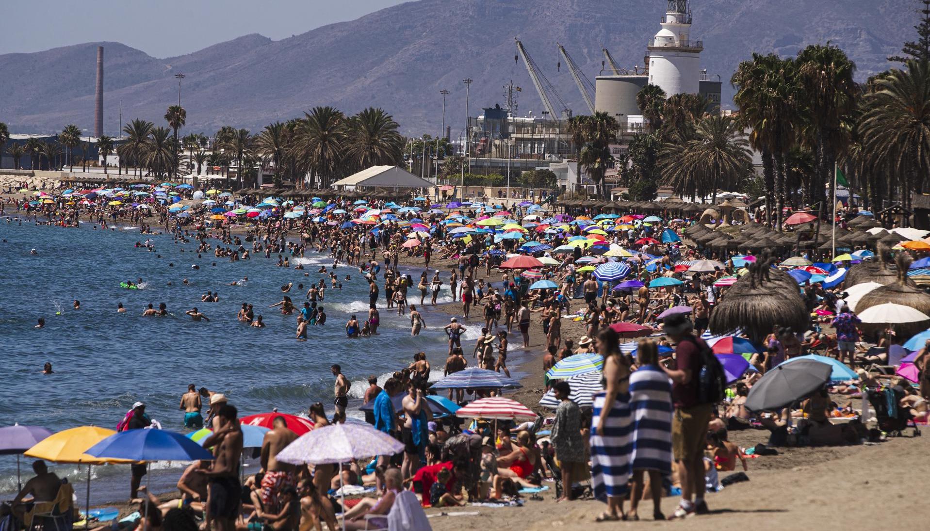Imagen de archivo de las playas de Malagueta, España