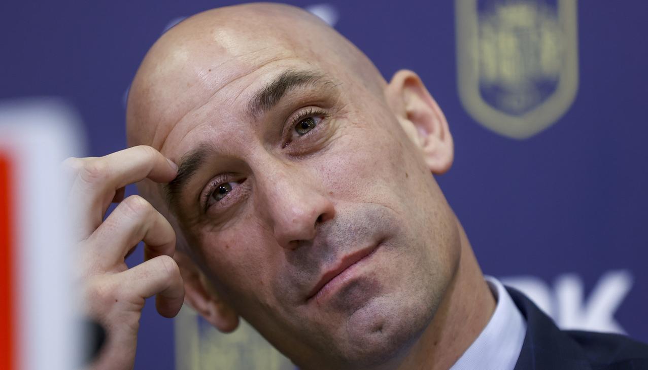Luis Rubiales, suspendido presidente de la Real Federación Española de Fútbol.