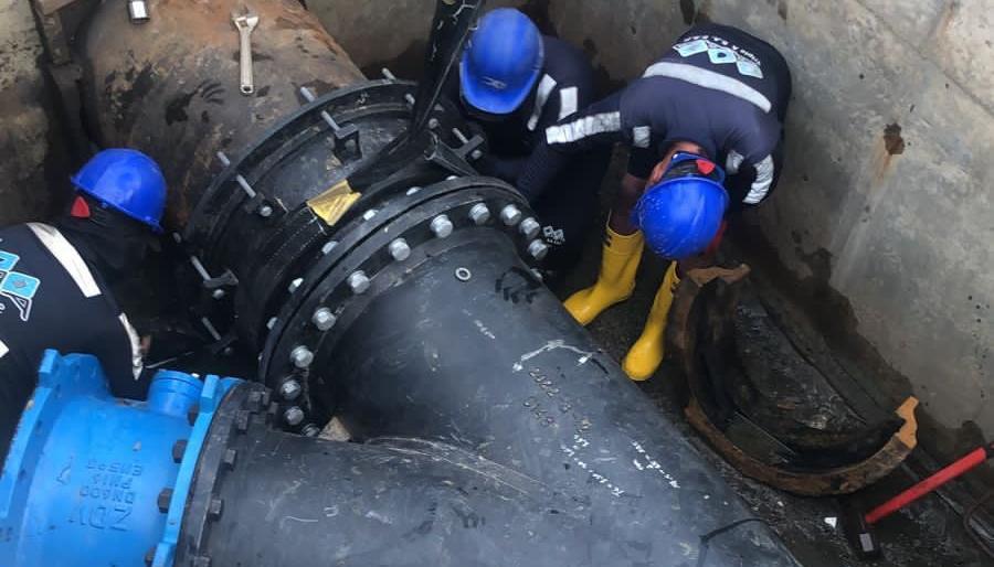 Foto archivo de trabajos técnicos de Triple A