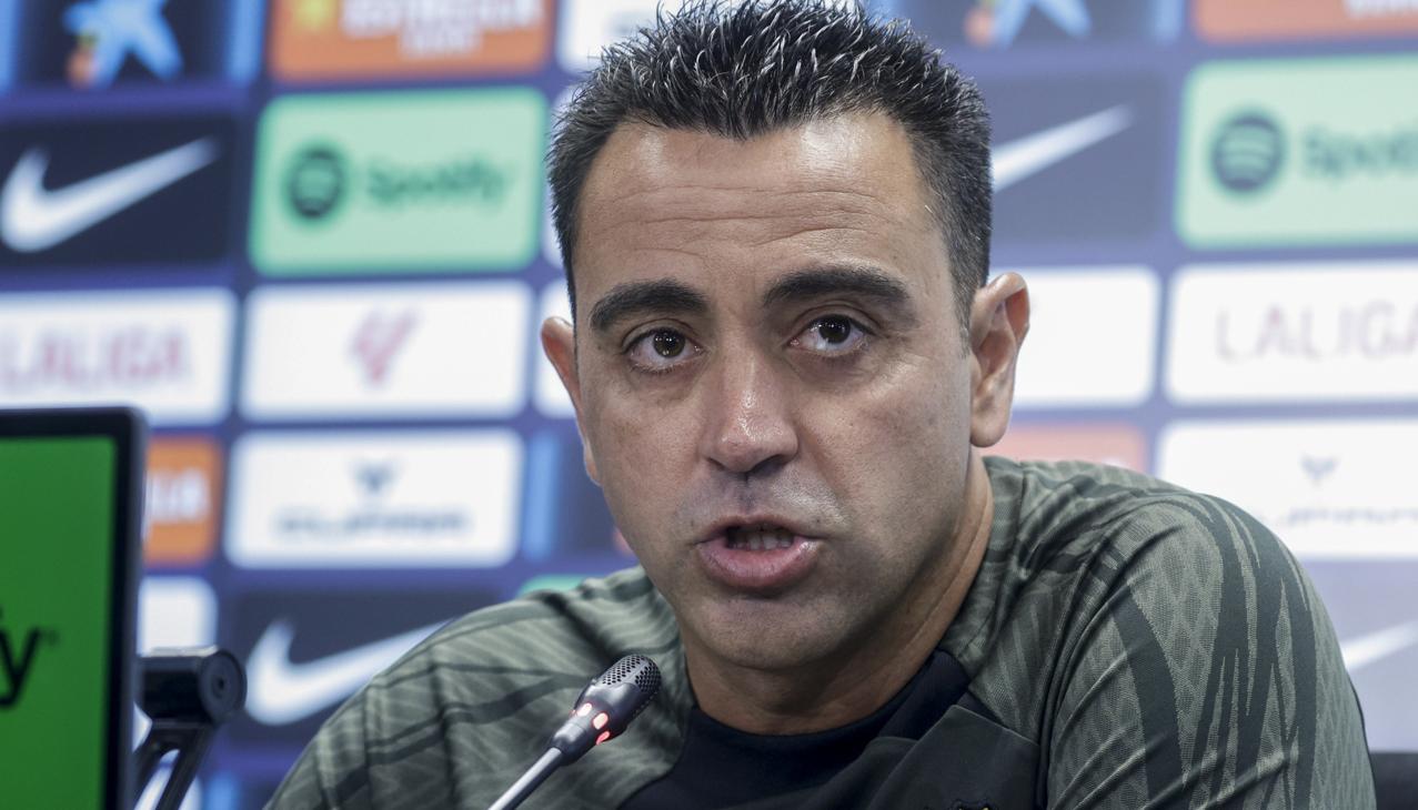 Xavi Hernández, entrenador del Barcelona. 