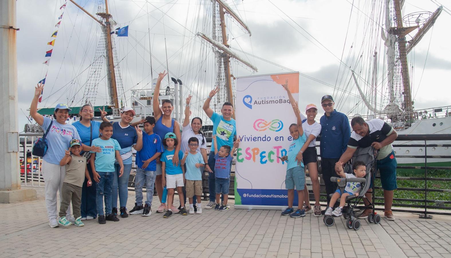 Integrantes de la Fundación AutismoBaq.