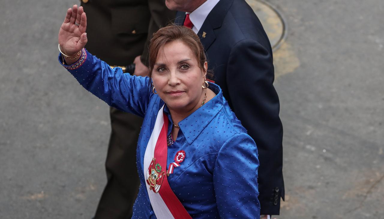 La presidenta de Perú, Dina Boluarte.