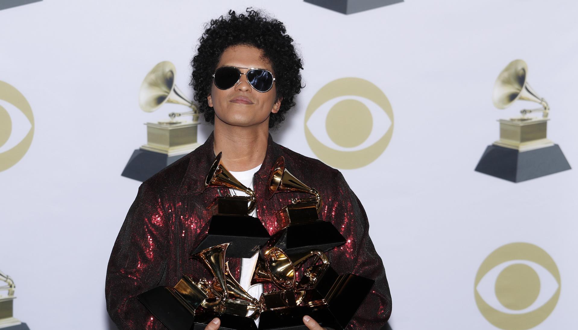 Cantante Bruno Mars