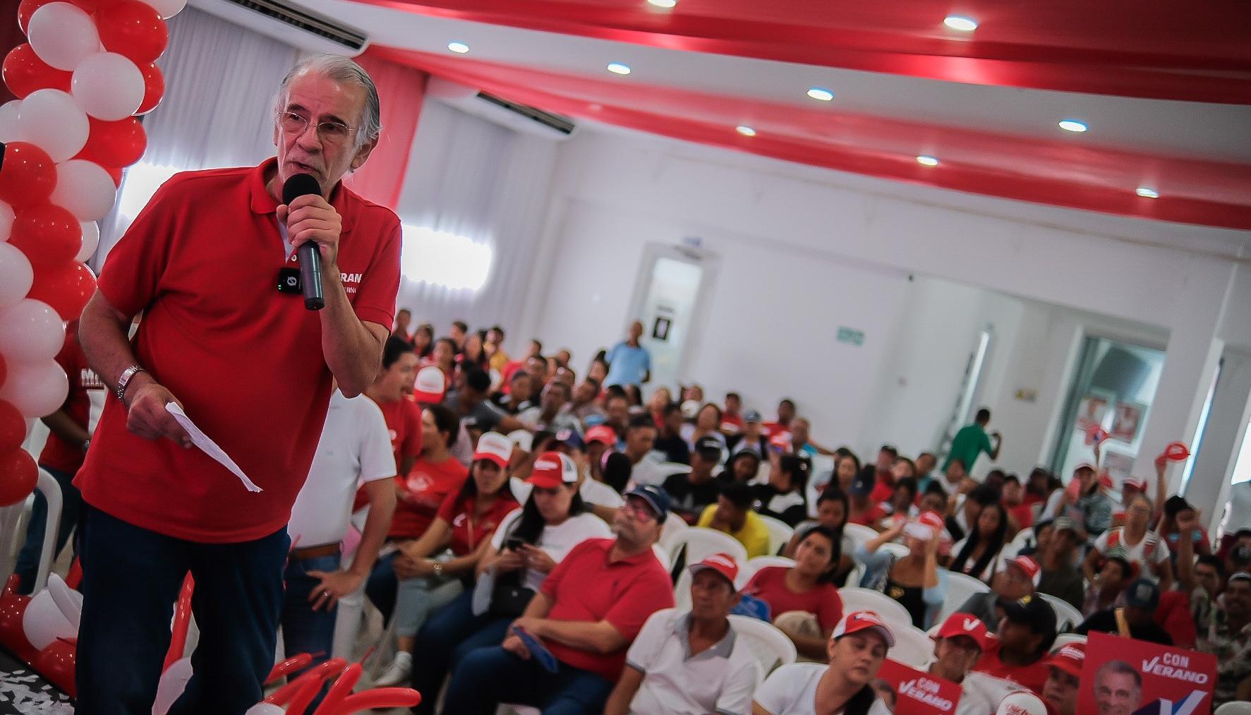 Eduardo Verano en Sabanalarga.