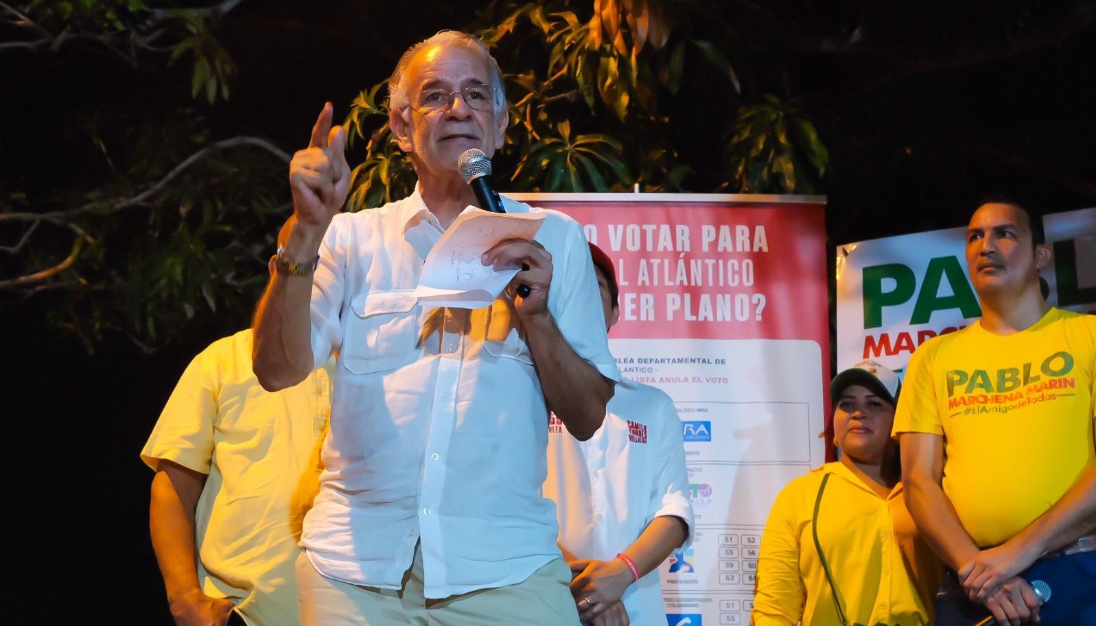 Eduardo Verano, candidato a la Gobernación del Atlántico.