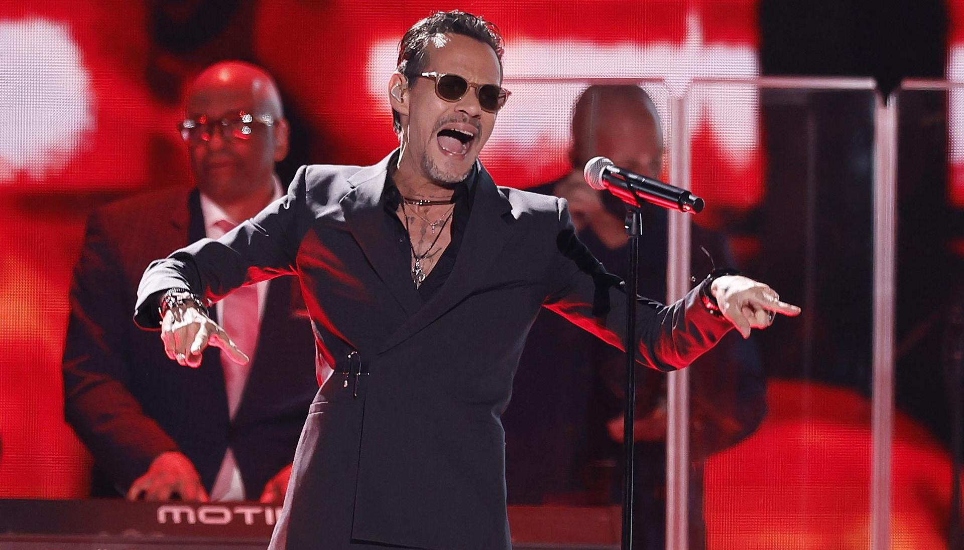 El cantante Marc Anthony. 