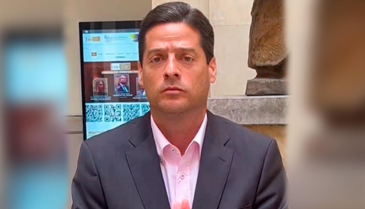 El Senador de la República, Mauricio Gómez Amín.